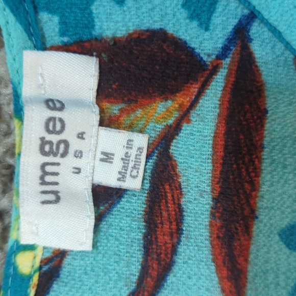 Umgee Dress Womens Medium Boho Hippie Peasant Cottagecore 70s Ruffle Tiered - Picture 5 of 7